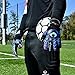 Renegade GK Vortex Strom Goalie Gloves | 3.5+3mm Hyper Grip & 4mm Duratek | Black, Purple, & Blue Soccer Goalkeeper Gloves (Size 7, Youth, Roll Cut, Level 3)