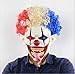 Waltz&F Halloween Clown Terrorist Masks Creepy Scary Funny Clown Latex Mask for Costume party Cosplay