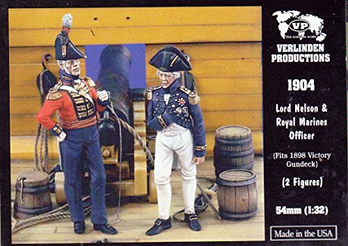 VER1904 1:35 Verlinden Figure Set - Lord Nelson & Royal Marines Officer (2 figures) [MODEL BUILDING KIT]