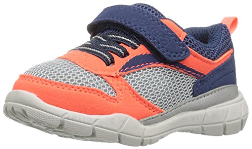 Carters Web Athletic Sneaker Orange Grey M Us Toddler