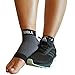 BeVisible Sports Plantar Fasciitis Compression Socks for Women & Men - Foot & Ankle Compression Sleeve - Helps With Arch Support, Heel & Plantar Fasciitis Pain Relief - 1 Pair (Black, Small-Medium)
