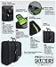Pro Packing Cubes Travel Toiletry Bag - Packs Flat To Save Space - Waterproof Hanging Toiletries Kit For Men and Women (Large, Graphite-Lime)