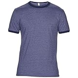 Anvil Mens Lightweight Ringer T-Shirt (988AN)