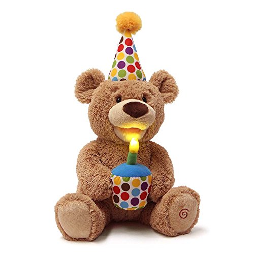 Gund Happy Birthday Plush Teddy Bear Stuffed Animal Toy
