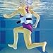 VERISA Aqua Joqqing Belt for Aquatic Aerobic Low Impact Exercises - Blue Foam Swim Belt Flotation1PC