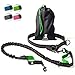 SparklyPets FLASH SALE Hands-Free Dog Leash for Medium and Large Dogs – Professional Harness with Reflective Stitches for Training, Walking, Jogging and Running Your Pet (green)