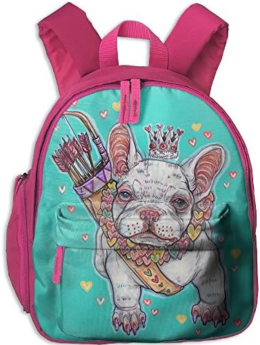 Frenchie Fever Canvas Backpack Anti-theft School Bag Durable Rucksack Thickened Travel Daypack Water Resistant Laptop Handbag