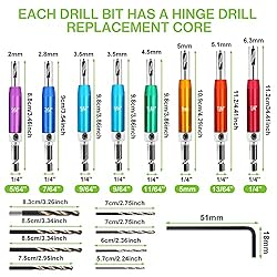 BicycleStore 17PCs Self Centering Drill Bit