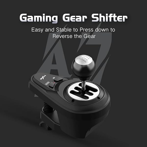 PXN V10 FORCE FEEDBACK STEERING WHEEL DETACHABLE RACING WHEEL 270/900 DEGREE RACE STEERING WHEEL WITH 3-PEDALS AND SHIFTER BUNDLE FOR PC, XBOX ONE, XBOX SERIES X/S, PS4