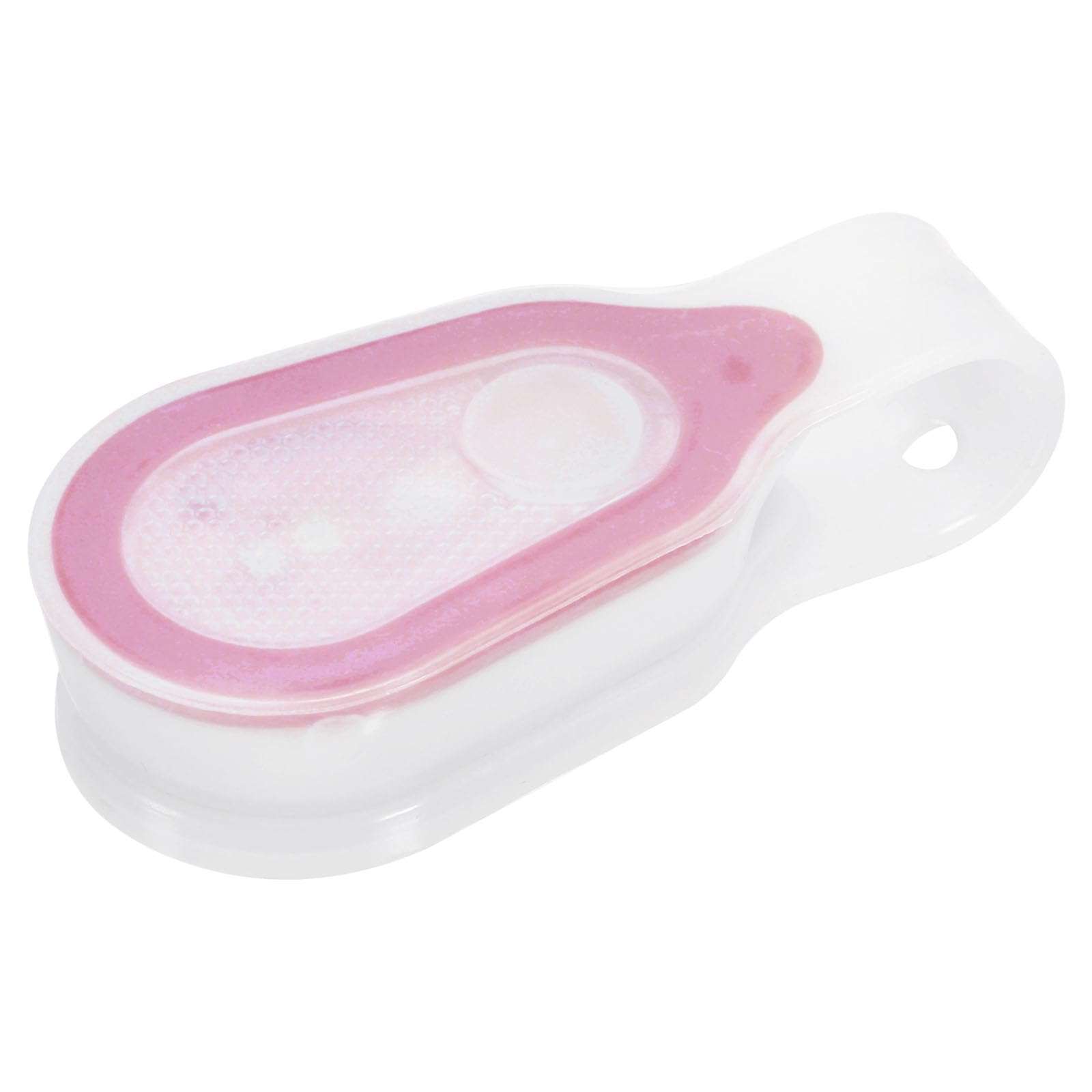 PATIKIL LED Flashlight, Silicone Night Shift Hands Free Clip-on Flashlights Night Safety Running Light for Running, Walking, Sports, Outdoor Emergency, Red