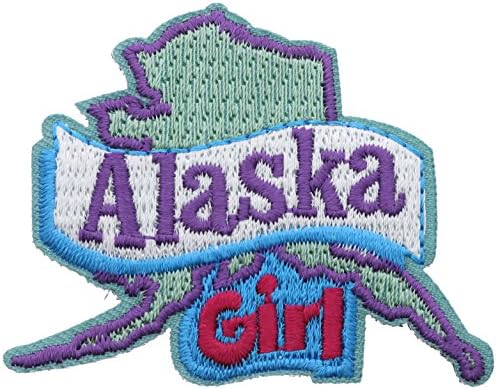 Alaska Girl 2.5 inch small Iron on Patch Ava2416