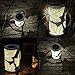 Solar Lantern Lights, Tomshine Outdoor Hanging Lantern, IP44 Waterproof Garden Light, Aged Bronze Finish