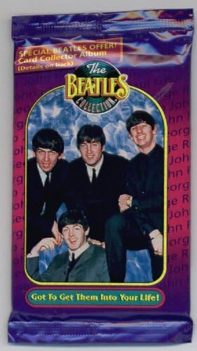 1993 The Beatles Collection Trading Cards Unopened Pack of 10 Trading Cards - Great History - Peter, Paul, George, Ringo & more !!