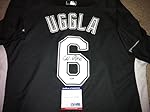 Dan Uggla Florida Marlins Game Used & Autographed Jersey Atlanta Braves - PSA/DNA Certified - MLB Autographed Game Used Jerseys