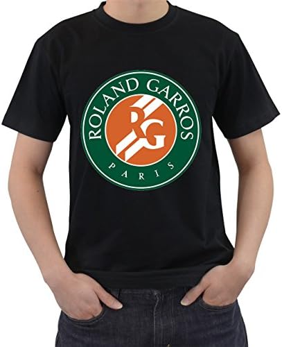 French Open Roland Garros Grand Slam Tennis T-Shirt Short Sleeve Black Size XL