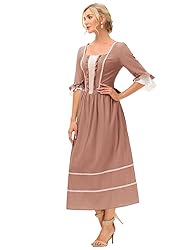 Scarlet Darkness Women's Pioneer Costume Dress
