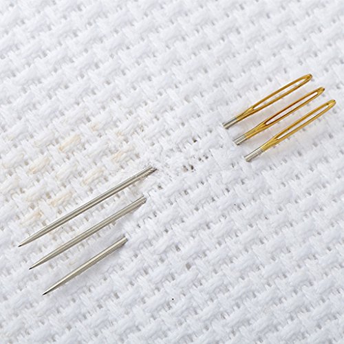 Kasmena 40Pcs Colorful Hand Sewing Seam Ripper,Thread Stitch Remover Tool,Cross Stitch/Embroidery Hand Needles,Soft Tape Measure and Storage Bag for Sewing and Craft Art Work