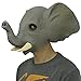 Deluxe Novelty Latex Rubber Creepy Elephant Mask Halloween Party Costume Decorations One Size