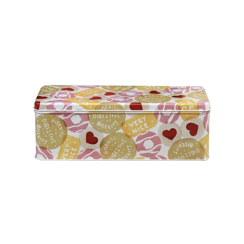 Elite Gift Boxes Emma Bridgewater Biscuits Long deep rectangular tin 240 x 100 x 78 mm