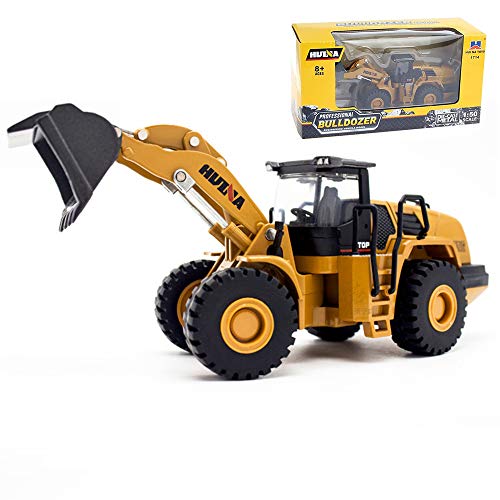 Ailejia 1/50 Scale Diecast Articulated Dump Truck Alloy Models Construction Vehicle s Model Engineering Car Toy Mechanical Loader boy Gift (Mechanical Loader)