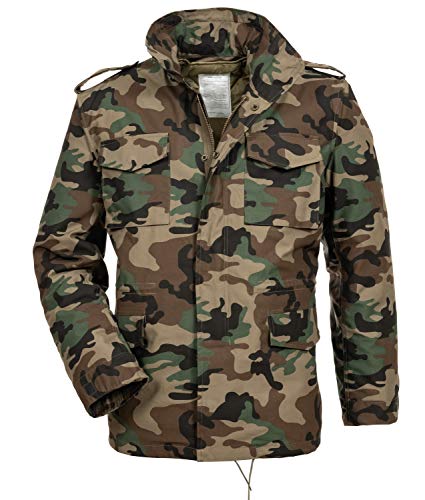 Surplus Raw Vintage M65 Herren Outdoor Feldjacke Parka gefüttert