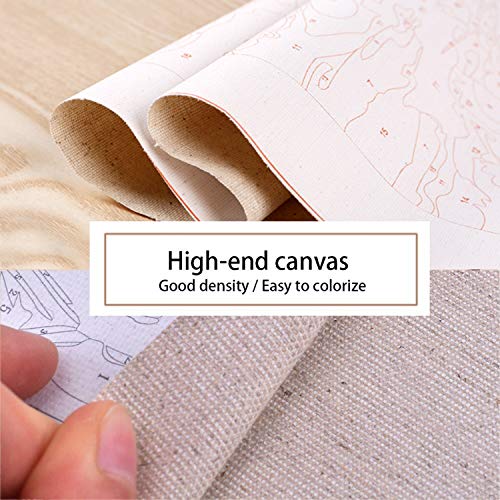 Fuumuui DIY Malen Nach Zahlen, DIY Digitale Leinwand Ölgemälde Geschenk für Kinder, Studenten, Erwachsene Anfänger… – Bild 4