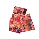 3 Ethnic Pillow Cover Sari Pillowcases Patchwork Embroidered Cushion Cover Home Decor
