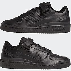 adidas Men's Forum Low Sneaker, Black/Black/Black, 11