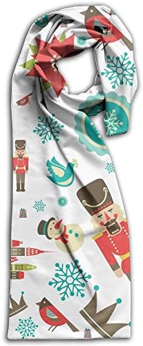 Nutcracker Christmas Oblong Breathable Women Scarf Artist For Wrap Teen Shawls