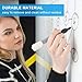 White Board Roll,10ft Dry Erase Decal, AFMAT Large Dry Erase Wall Sticker, Whiteboard Wallpaper Roll with Adhesive Backing, Whiteboard Vinyl,Dry Erase Wall Paper,6 Dry Erase Markers,18''x118'',2 Rolls