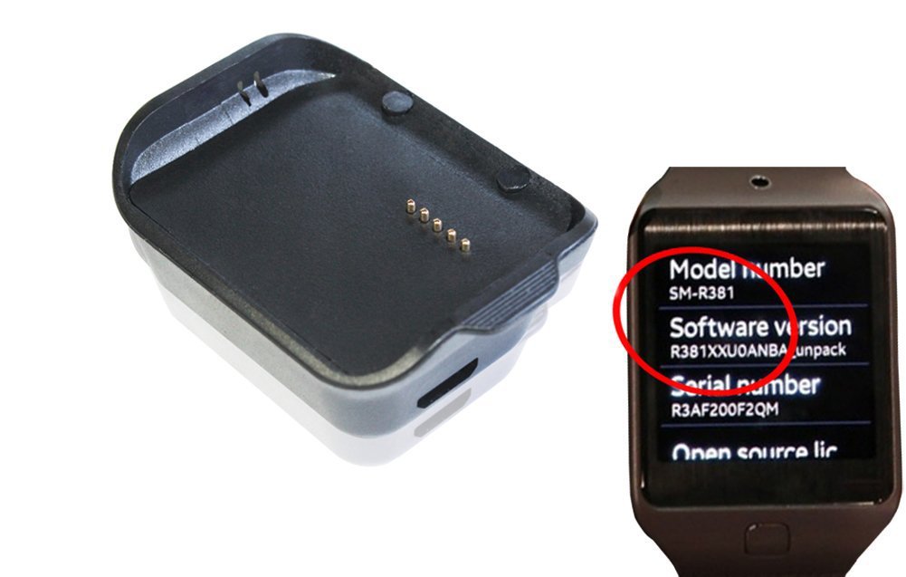 Lucco Cargador cuna base de carga para Samsung Galaxy Gear 2 Neo ...