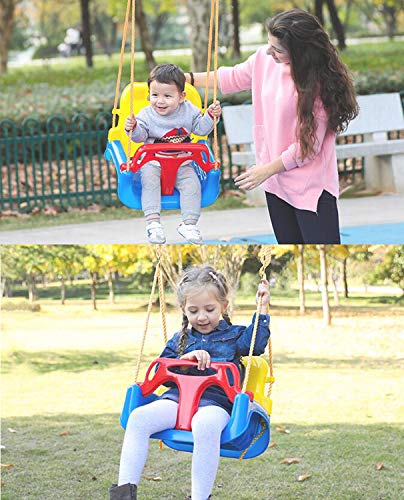 Emwel Babyschaukel Outdoor - kinderschaukel 3 in 1 Kinderschaukel Indoor Kinderschaukel für Baby und Kinder abnehmbare… – Bild 7