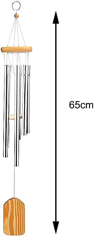 Holz Pendelschlaufe Glocken Entspannende Tone Fur Den Aussenbereich Legierung Rohren Geschenk Basteln Musik Windspiel Nuosen Windspiel Garten Und Heimdekoration