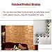 Hilitchi 280-Pieces [4-Size] Tacks Bronze Nail Pins Upholstery Nail Tacks Furniture Thumb Tack Pins Assortment Kit - Size Include: 7/16'' 9/16'' 5/8'' 3/4'' (Red Copper)