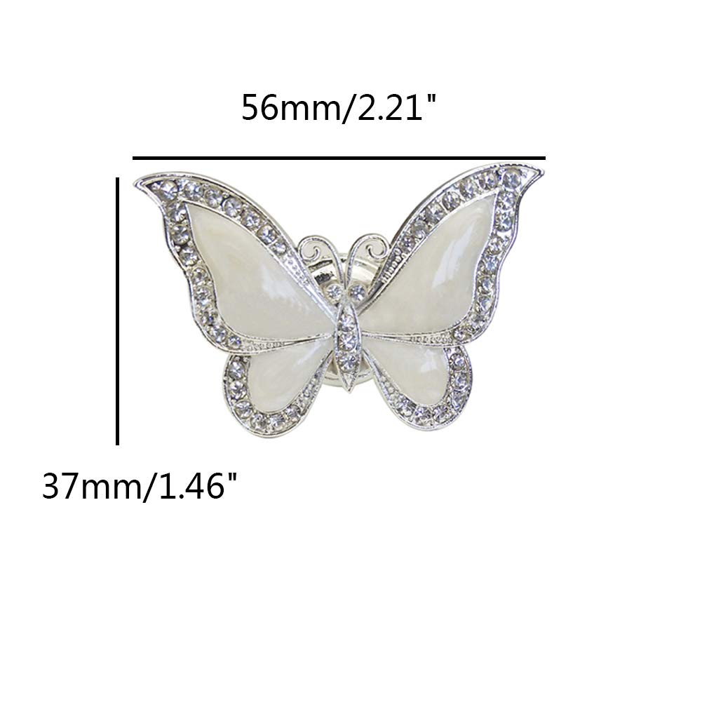 Set Of 2 Beautiful Butterfly Drawer Pull Handles Cabinet Knobs No