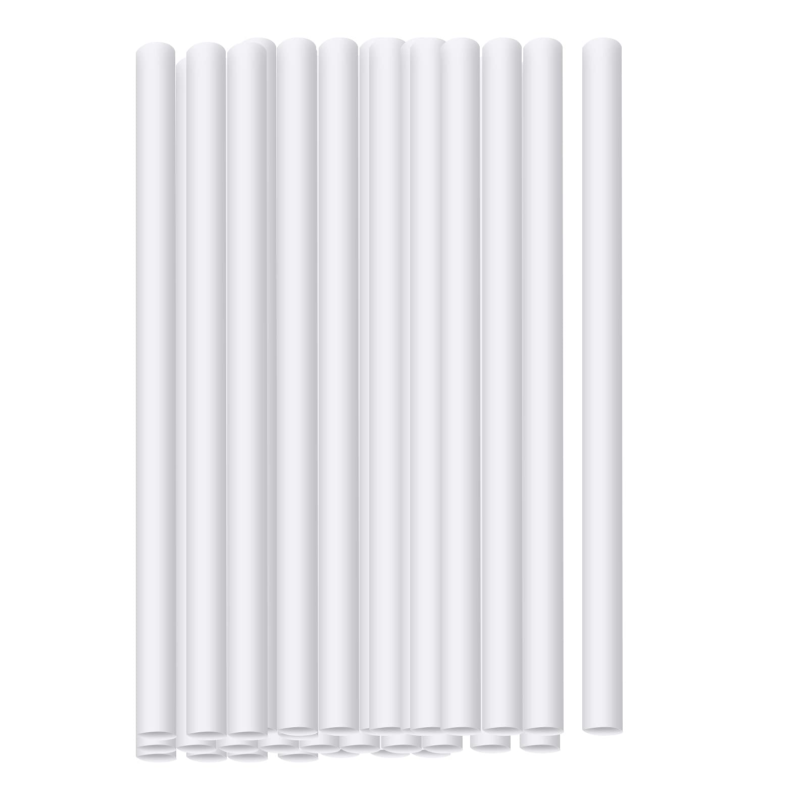 24 PCS White Cake Dowel Rods Easy Cut Reused Cake Stand Sticks Cake Support Dowels Reused Cake Support Rods Cake Dowel Straws Cake Stacking Dowels Cake Rods For Cake Stacking