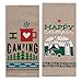 Kay Dee Designs Camping Adventures Chambray Towel Set - One Each Happy Camper & I Heart Camping primary