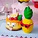 SYYISA Jumbo Squishies Slow Rising [4-Pack]: Sunglasses Pineapple, Tongue Cake, Sad Cake, and Sunglasses Boy Kawaii Soft Funny Squishy Toys - Squishys are Great Sensory Toys for Kids! Comes in Mix