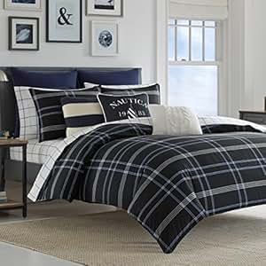 Amazon.com: Nautica Allston Comforter Set, Twin, Navy