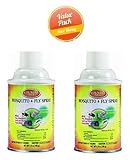 ZEP 342033CV Mosquito/Fly Refill Repellent Spray, 6.9-Ounce, 2 -Pack