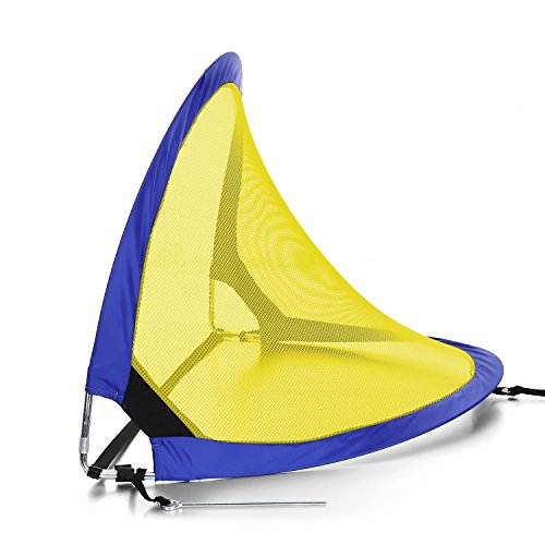 image for YUEBO 1 Pair PRO Pop Up Soccer Goal Set Portable Soccer Goals Nets Wit