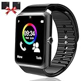 OumuEle Bluetooth Smart Watch-SmartWatch for Android Phones with SIM Card Slot Camera, Fitness Watch with Sleep Monitor Pedometer Watch for Men Women Kids Compatible iPhone Samsung LG Huawei …