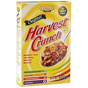 Express Foods Harvest Crunch Breakfast Cereals, No Added Sugar, 400g