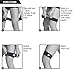Pro-Tec Athletics IT Band Compression Wrap, Knee Brace, Compression Wraps, Knee Strain, Knee and Outside of Knee Support, Iliotibial Band Syndrome, Adjustable, Men & Women, Working Out