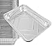 15 Pack - Aluminum Pans, Durable Chafing Pans, Half Size Roasting Pans - Disposable Aluminum Foil Steam Table Deep Pans, Buffet Pans Size - 10