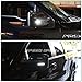 Auto Dynasty Compatible with Ford F-150 Chrome Housing Towing Side Mirror Turn Signal Light (White LED)