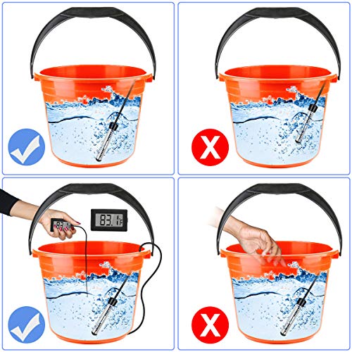 Immersion Electric Water Heater, Submersible Hot Water Warmer, Portable