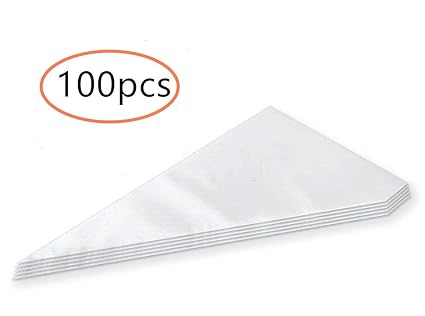 Spritzbeutel, Chantwon 100pcs Dressiersack Mittlere Größe Spritzbeutel Set für Zuckerguss und Kuchen Dekorieren Gebäck Zucker