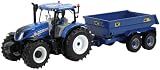 Britains New Holland T6 Tractor Trailer Playset 1:32 Scale Farm Toy Age 3+ view 1