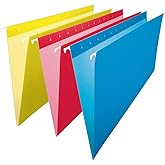 Staples Assorted Hanging File Folders - Legal Size - 25 Pack